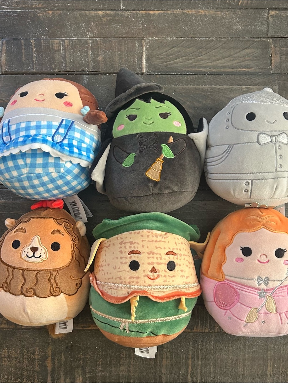 Squishmallows Wizard of Oz 6 pcs Plush Doll Set Small 5 Inch